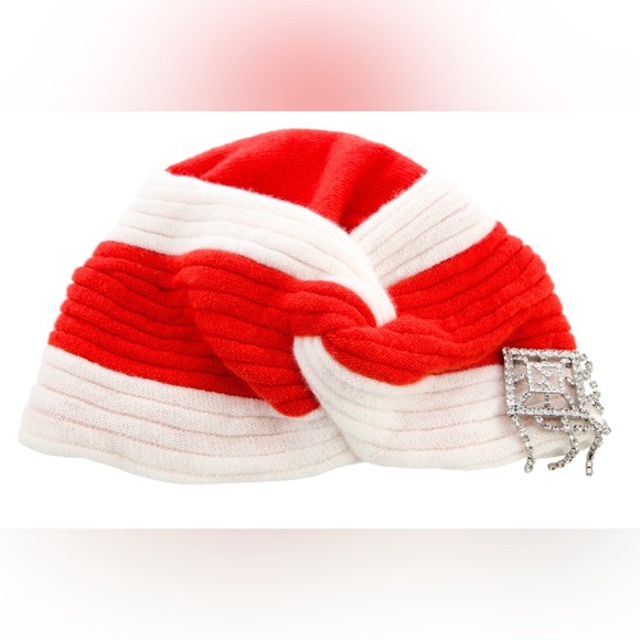 GUCCI JOAN BEANIE WOOL TURBAN HAT HAIR ACCESSORIES HEADBAND TAGS ATTACHED LARGE - Picture 5 of 12